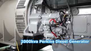 2000-kVA-Dieselgenerator-Stromversorgungslösung von Perkins