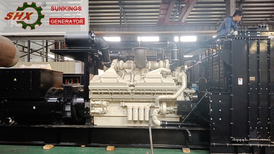 kaufen 2MW Dieselhochspannungsgeneratoren 4.16kv Cummins Genset online manufacture