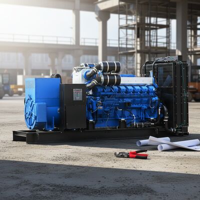 kaufen Erdgasgenerator 1MW 1250kva LPG LNG Biogasgenerator Benzin Große Stromerzeugung für Kraftwerke online manufacture