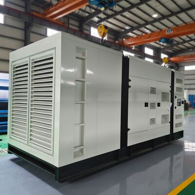 kaufen Cummins Wasserdichte leise Dieselgenerator 300kva 500kva 800kva Dieselgenerator Schalldichte Sets Generatoren für den Werkspreis online manufacture
