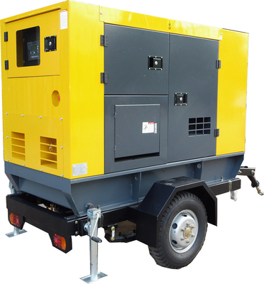 kaufen 220 Volt 380 Volt 400 KVA Gd stellte mobiler Anhänger-Dieselgenerator mit Rädern ein online manufacture