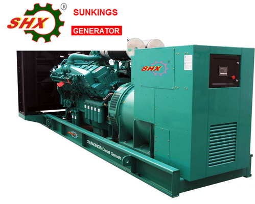 60hz 6,3kv 1000KW Cummins Generatoren für den offenen Typ