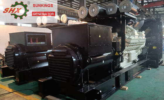 Notstromaggregat 2000kva 3 schwanzloser Generator der Phasen-400V