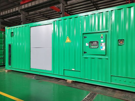 Prime 1000kva 1250kva 1500kva 1875kva schallgedämmter Container Baudouin/Weichai Stromerzeuger mit ATS für Rechenzentrum/Krankenhaus/Gebäude